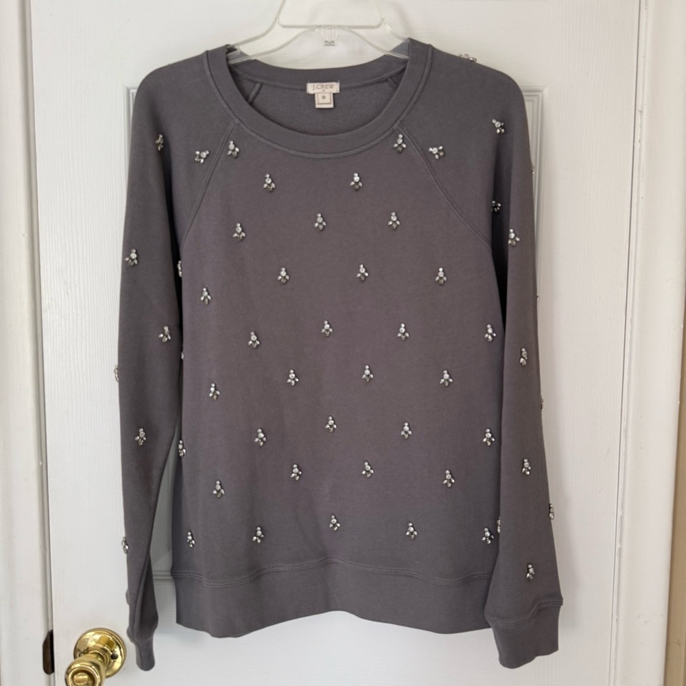 J. Crew Factory Embellished Women's Sweatshirt